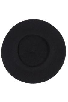 Hang-Qiao Women Beret Cap Vintage Solid Color Beanie Hat ClassicBerets Black June 2018 - 3 Hang-Qiao Women Beret Cap Vintage Solid Color Beanie Hat ClassicBerets Black - 3