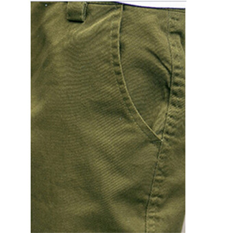 Hanyu Cotton Solid Causal Trouser Pants For Men Green June 2018 - 2 Hanyu Cotton Solid Causal Trouser Pants for Men Green - 2