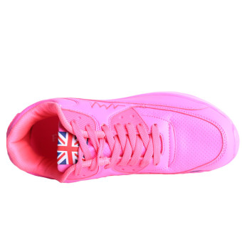 Hanyu Print Sports Fashion Casual Heeled Travel Shoes For Women Pink June 2018 - 3 Hanyu Print Sports Fashion Casual Heeled Travel Shoes for Women Pink - 3