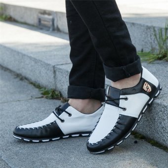 HengSong Fall New Fashion Men 's Casual Shoes Black+White June 2018 - 3 HengSong Fall New Fashion Men 's Casual Shoes Black+White - 3