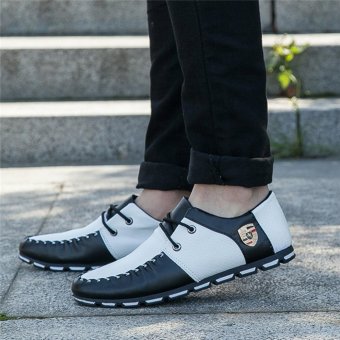 HengSong Fall New Fashion Men 's Casual Shoes Black+White June 2018 - 4 HengSong Fall New Fashion Men 's Casual Shoes Black+White - 4