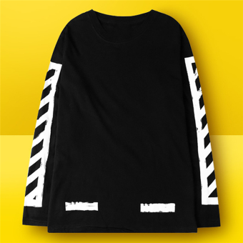 Hequ Fashion Men T-shirt Letter Printed Stretch Cotton T Shirt White Short Sleeve Tees Tops For Men Black - Intl June 2018 - 2 Hequ Fashion Men T-shirt Letter Printed Stretch Cotton T shirt White Short Sleeve Tees tops for men Black - intl - 2