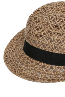 Hequ Korean Version Of The Small Pepper Hollow Straw Hat Linen Summer Men And Women Jazz Hat Shading Sun Hat Beach Fashion - Intl June 2018 - 5 Hequ Korean Version of The Small Pepper Hollow Straw Hat Linen Summer Men and Women Jazz Hat Shading Sun Hat Beach Fashion - intl - 5