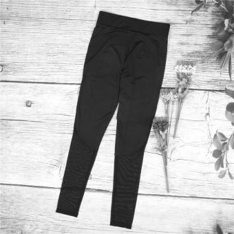 Hot Fashion Workout Training High Waist Mesh Leggings RunningSporty Style Fitness Women Sport Slim Women Yoga Pants HarajukuSummer Black Sexy Leggings Push Up Fitness Gym Clothes - Intl June 2018 - 2 Hot Fashion Workout Training High Waist Mesh Leggings RunningSporty Style Fitness Women Sport Slim Women Yoga Pants HarajukuSummer Black Sexy Leggings Push Up Fitness Gym Clothes - intl - 2