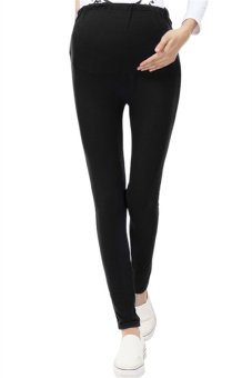 Hotyv Elastic Slim Maternity Pencil Pants HMPANTS005 Black April 2018 - 2 Hotyv Elastic Slim Maternity Pencil Pants HMPANTS005 Black - 2