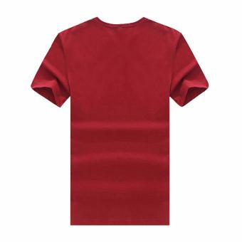 HUAWAY 2017 Summer Fashion Polo Shirt Men Casual Patchwork Short Sleeve Cotton Linen Men Homme Clothing Trend Casual Slim Fit Top &Tees(Red) - Intl June 2018 - 4 HUAWAY 2017 Summer Fashion Polo Shirt Men Casual Patchwork Short Sleeve Cotton Linen Men homme Clothing Trend Casual Slim Fit Top &Tees(Red) - intl - 4