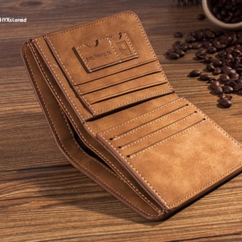 HYX HOT DEAL!!!Men PU Leather Coin Purse Pockets Card Holder Clutch Wallet(Coffee) - Intl April 2018 - 4 HYX HOT DEAL!!!Men PU Leather Coin Purse Pockets Card Holder Clutch Wallet(Coffee) - intl - 4