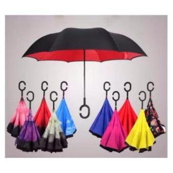 Innovative Double Layer Inverted Umbrella (red) July 2018 - 3 Innovative Double Layer Inverted Umbrella (red) - 3