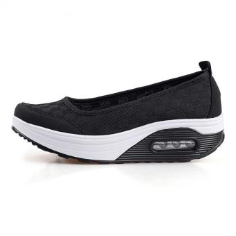 KAILIJIE Women's Shape Ups Slip On Wedge Sneakers Fitness Shoes(Black) June 2018 - 3 KAILIJIE Women's Shape Ups Slip on Wedge Sneakers Fitness Shoes(Black) - 3