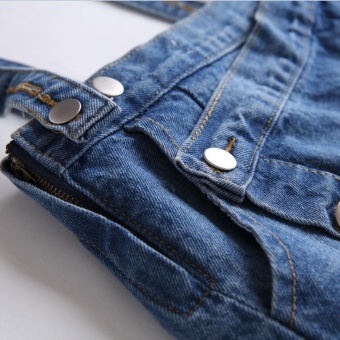 Kisnow Female Fashion Denim Midi Skirts(Color:Blue) - Intl June 2018 - 4 Kisnow Female Fashion Denim Midi Skirts(Color:Blue) - intl - 4