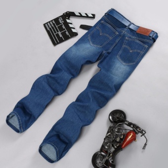 Korea New Face Look Men's Designer Jeans Casual Denim Mens PantFashion Trousers - Intl April 2018 - 4 Korea New Face Look Men's Designer Jeans Casual Denim Mens PantFashion Trousers - intl - 4