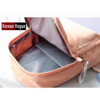 KOREAN VOGUE KV7006 Student Waterproof Nylon Women Unique Fashion Ladies Backpack Bag(Army Green) June 2018 - 4 KOREAN VOGUE KV7006 Student Waterproof Nylon Women Unique Fashion Ladies Backpack Bag(Army Green) - 4