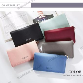 Korean Vogue LW-009 Ladies High Quality Long Section Three Folded Woman Handbag Wallet (Grey) April 2018 - 2 Korean Vogue LW-009 Ladies High Quality Long Section Three Folded Woman Handbag Wallet (Grey) - 2