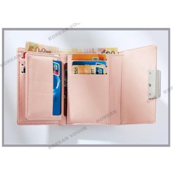 Korean Vogue SW-008 Ladies High Quality Exquisite Multi-functionShort Section 3 Folded Hand Bag Women Wallet Card Holder (Black) June 2018 - 4 Korean Vogue SW-008 Ladies High Quality Exquisite Multi-functionShort Section 3 Folded Hand Bag Women Wallet Card Holder (Black) - 4