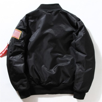 Kuhong Fashion Nasa Flight Bomber Jacket Baseball Coat Thin Coat Jacket - Intl June 2018 - 2 Kuhong Fashion Nasa Flight Bomber Jacket Baseball Coat Thin Coat Jacket - intl - 2