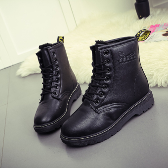 Lace-up Martin Boots Genuine Leather Motorcycle Boots For WomenPlus Size - Intl June 2018 - 2 Lace-up Martin Boots Genuine Leather Motorcycle Boots For WomenPlus Size - intl - 2