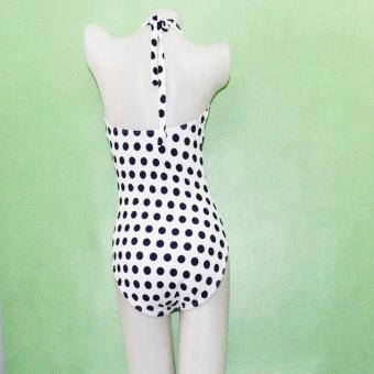Ladies Swimsuit Swimwear Dotted One Piece June 2018 - 2 Ladies Swimsuit Swimwear Dotted One Piece - 2