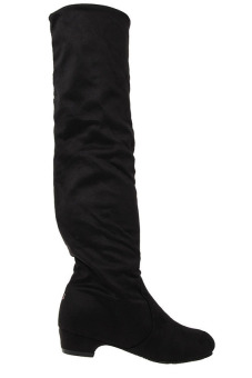 LALANG Flat High Boots Black June 2018 - 2 LALANG Flat High Boots Black - 2