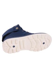 LALANG Men Canvas PU Boots High Cut Tube Down Sneaker Shoes Blue - June 2018 - 4 LALANG Men Canvas PU Boots High Cut Tube Down Sneaker Shoes Blue - - 4
