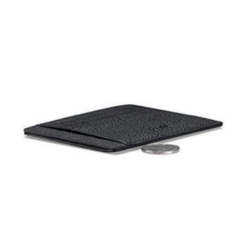 Leather Credit Card Holder Unisex Slim Business Card Case SuperThin Soft Minimalist Wallet With Cash Clip (Black) - Intl April 2018 - 3 Leather Credit Card Holder Unisex Slim Business Card Case SuperThin Soft Minimalist Wallet With Cash Clip (Black) - Intl - 3