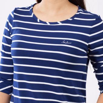 Lee Women 3/4 Sleeves Tee (Medieval Blue) June 2018 - 5 Lee Women 3/4 Sleeves Tee (Medieval Blue) - 5