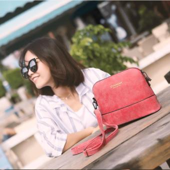 Leegoal Women Vintage Frosted PU Leather Messenger Bag, Light Brown- Intl June 2018 - 5 Leegoal Women Vintage Frosted PU Leather Messenger Bag, Light Brown- intl - 5