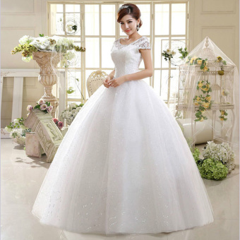 Leondo Strapless A-line Ivory Ball Gown Plus Size Wedding Dresses With Short Sleeves - Intl June 2018 - 3 Leondo strapless a-line ivory ball gown plus size wedding dresses with short sleeves - intl - 3