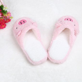Lovely Pig Home Floor Soft Stripe Slippers Female Shoes - Intl July 2018 - 5 Lovely Pig Home Floor Soft Stripe Slippers Female Shoes - intl - 5
