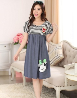 Maternity Clothing Casual Women Clothes Striped Maternity DressNursing Dress Long-Sleeve Pregnant Women Breastfeeding Dress - Intl June 2018 - 3 Maternity Clothing Casual Women Clothes Striped Maternity DressNursing Dress Long-Sleeve Pregnant Women Breastfeeding Dress - intl - 3