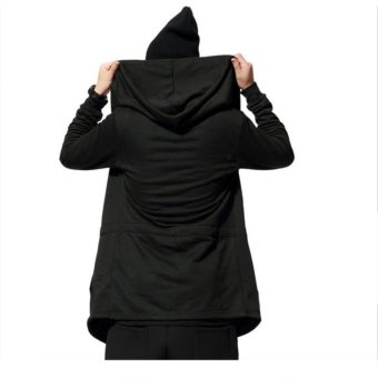 Men Cardigan Wizard Hoodies Cloak Cape Coat - Intl June 2018 - 4 Men cardigan wizard Hoodies cloak cape coat - intl - 4