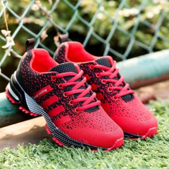 Men Fashion Sneakers Casual Running Sports Shoes(red) - Intl June 2018 - 2 Men Fashion Sneakers Casual Running Sports Shoes(red) - intl - 2