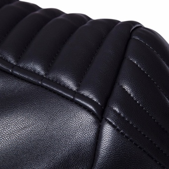 Men Leisure Top Quality PU Leather Motorcycle Jackets Black - Intl June 2018 - 5 Men Leisure Top Quality PU Leather Motorcycle Jackets Black - intl - 5