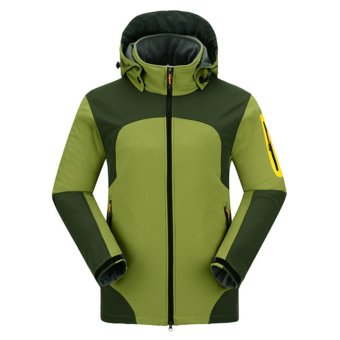 Men Outdoor Thermal Waterproof Windproof Lightweight Hiking CampingJackets(Army Green) - Intl June 2018 - 2 Men Outdoor Thermal Waterproof Windproof Lightweight Hiking CampingJackets(Army Green) - intl - 2