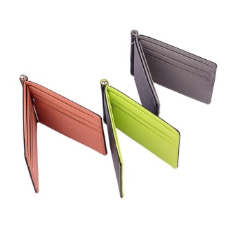 Men Wallet Short Wallets Leather Purses PU Leather Money ClipsSolid Thin Wallet Wallets For Men 3 Colors 02# - Intl April 2018 - 5 Men Wallet Short Wallets Leather Purses PU Leather Money ClipsSolid Thin Wallet Wallets For Men 3 Colors 02# - intl - 5