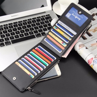 Men Wallets Zipper Male Long PU Leather Wallet Card Holder ClutchBags Zipper And Hasp Credit Card Money Bags - Intl June 2018 - 3 Men Wallets Zipper Male Long PU Leather Wallet Card Holder ClutchBags Zipper and Hasp Credit Card Money Bags - intl - 3
