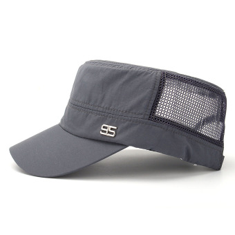 Men Women Army Plain Hat Sunshade Military Mesh Cadet Outdoors Baseball Flat Cap June 2018 - 2 Men Women Army Plain Hat Sunshade Military Mesh Cadet Outdoors Baseball Flat Cap - 2
