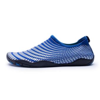 Men Women Swimming Yoga Beach Breath Shoes Sandals For SummerCasual Shoes (Blue) - Intl June 2018 - 3 Men Women Swimming Yoga Beach Breath Shoes Sandals for SummerCasual Shoes (Blue) - intl - 3