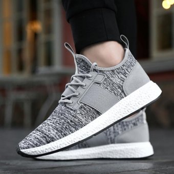 Men's Casual Wire Mesh Breathable Fabric Canvas Flat Walking Shoes - Intl June 2018 - 4 Men's Casual Wire Mesh Breathable Fabric Canvas Flat Walking Shoes - intl - 4