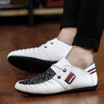 Men's Flat Shoes Casual Brogues & Lace-Ups (White) - Intl June 2018 - 2 Men's Flat Shoes Casual Brogues & Lace-Ups (White) - Intl - 2