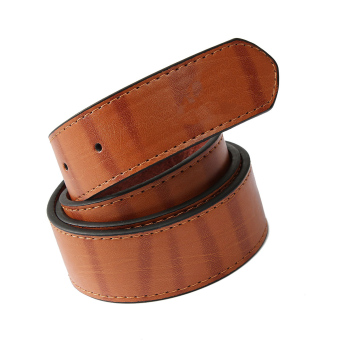 Mens Genuine Leather Vintage Metal Automatic Buckle Waist Band Strap Belt Brown April 2018 - 5 Mens Genuine Leather Vintage Metal Automatic Buckle Waist Band Strap Belt Brown - 5