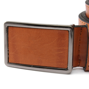 Mens Genuine Leather Vintage Metal Automatic Buckle Waist Band Strap Belt Brown April 2018 - 4 Mens Genuine Leather Vintage Metal Automatic Buckle Waist Band Strap Belt Brown - 4
