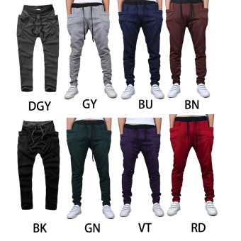 Mens Sweatpants Jogging Tracksuit Bottoms HIP HOP Jogger Sport Sweat Pants Gray June 2018 - 2 Mens Sweatpants Jogging Tracksuit Bottoms HIP HOP Jogger Sport Sweat Pants Gray - 2