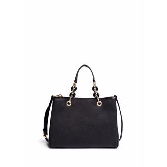 Michael Kors Cynthia Medium Satchel - Black July 2018 - 4 Michael Kors Cynthia Medium Satchel - Black - 4
