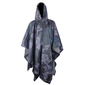Multifunctional Military Impermeable Camo Raincoat Waterproof RainCoat Men Women Camping Fishing Motorcycle Rain Poncho - Intl June 2018 - 2 Multifunctional Military Impermeable Camo Raincoat Waterproof RainCoat Men Women Camping Fishing Motorcycle Rain Poncho - intl - 2