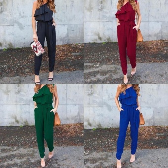 New Fashion Women Ladies Jumpsuit Romper Trousers - Intl June 2018 - 2 New Fashion Women Ladies Jumpsuit Romper Trousers - intl - 2