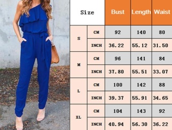 New Fashion Women Ladies Jumpsuit Romper Trousers - Intl June 2018 - 4 New Fashion Women Ladies Jumpsuit Romper Trousers - intl - 4