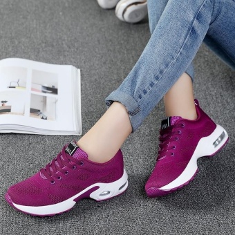 New Trendy Women Sneakers Fly Weave Breathable Women Running Shoes Soft Non-Slip Sole Womens Trainers Outdoor Sports Jogging Shoes(purple) - Intl June 2018 - 3 New Trendy Women Sneakers Fly Weave Breathable Women Running Shoes Soft Non-Slip Sole Womens Trainers Outdoor Sports Jogging Shoes(purple) - intl - 3