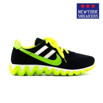 New York Sneakers Alea Rubber Shoes(BLACK/GREEN) June 2018 - 2 New York Sneakers Alea Rubber Shoes(BLACK/GREEN) - 2