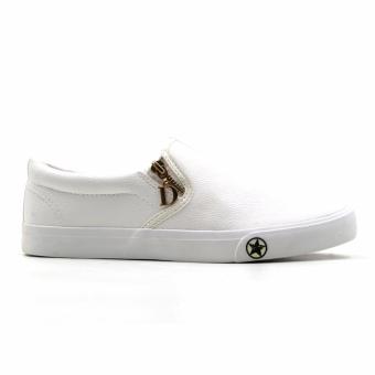 New York Sneakers Dalila Slip On Shoes(White) June 2018 - 2 New York Sneakers Dalila Slip On Shoes(White) - 2