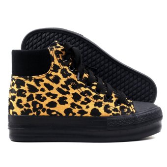 New York Sneakers Yrra High Cut Leopard Shoes (Black/Brown) April 2018 - 3 New York Sneakers Yrra High Cut Leopard Shoes (Black/Brown) - 3